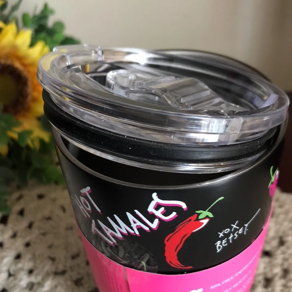 Betsey Johnson HOT TAMALES Insulated Tumbler